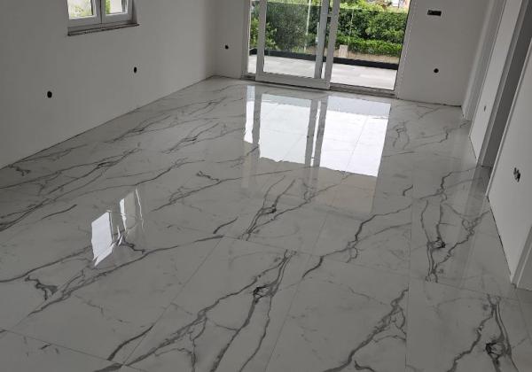 Chorvátsko Novostavba blízko mora s výhľadom na more