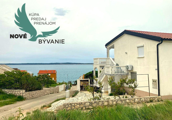 Chorvátsko - Exkluzívne dom 2x apartmán, 150m od mora a výhľadom na more