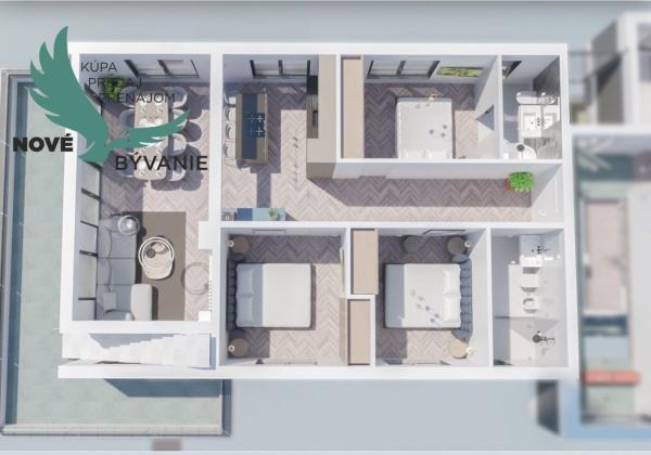 Luxusná novostavba pri nádhernej pieskovej pláži v Chorvátsku - Privlaka