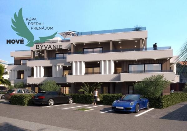 Novostavba apartmánu len 150m od mora s výhľadom na more vo vyhľadávanej lokalite v Chorvátsku v Zatone