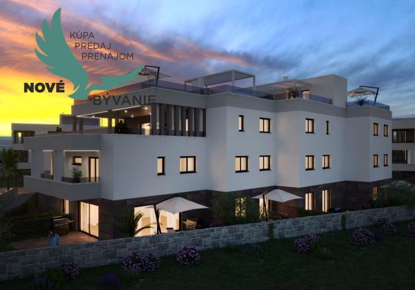 Novostavba apartmánu len 150m od mora s výhľadom na more vo vyhľadávanej lokalite v Chorvátsku v Zatone