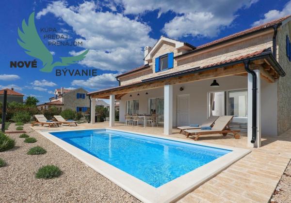 Krásna vila s bazénom na ostrove Pašman v Chorvátsku