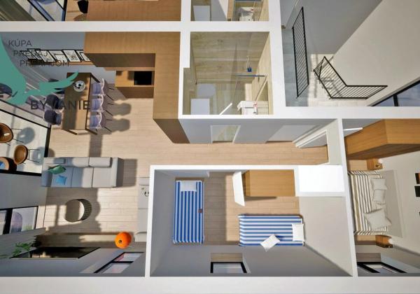 Luxusná novostavba v Chorvátsku na výbornom mieste s výhľadom na more na ostrove Pag- Povljana