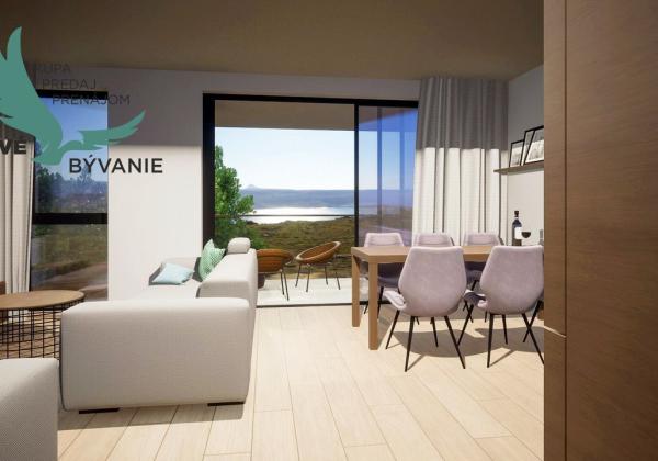 Luxusná novostavba v Chorvátsku na výbornom mieste s výhľadom na more na ostrove Pag- Povljana