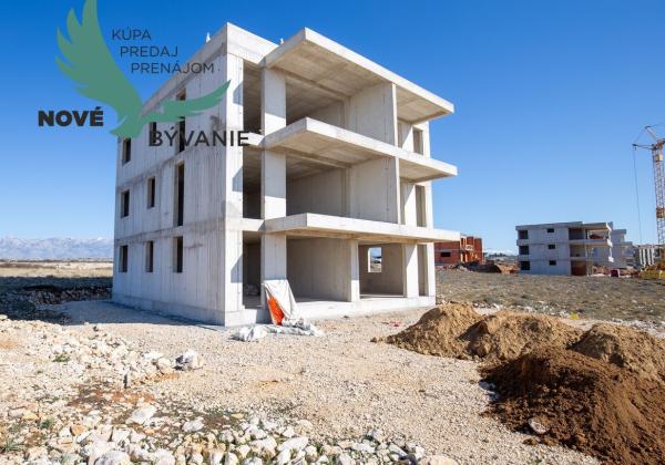 Luxusná novostavba v Chorvátsku na výbornom mieste s výhľadom na more na ostrove Pag- Povljana