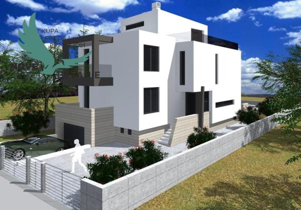 Chorvátsko-  Vila s Bazénom, Výťahom a Strešnou Terasou len 70m od Mora! Sukošan, Chorvátsko