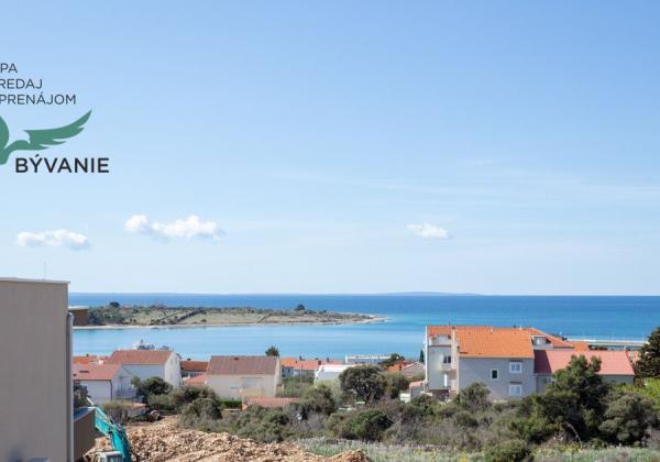 Na predaj novostavba apartmánu s výhľadom na more v Chorvátsku - Pag - Novalja