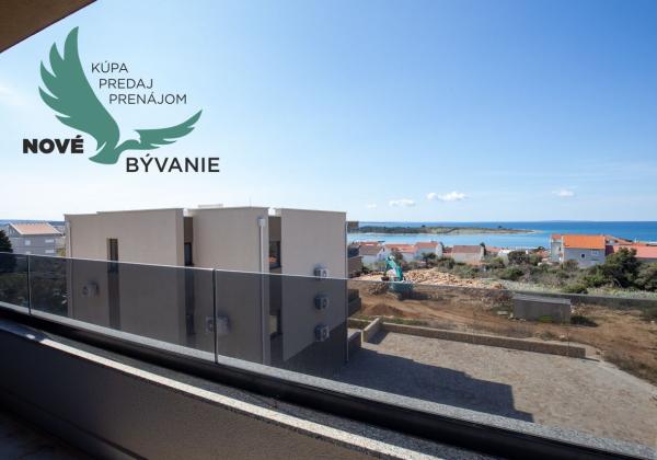 Na predaj novostavba apartmánu s výhľadom na more v Chorvátsku - Pag - Novalja