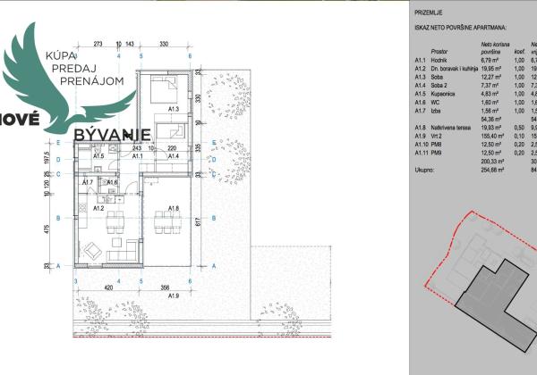 Novostavba apartmánu so záhradou blízko mora v Chorvátsku-Novalja-Pag