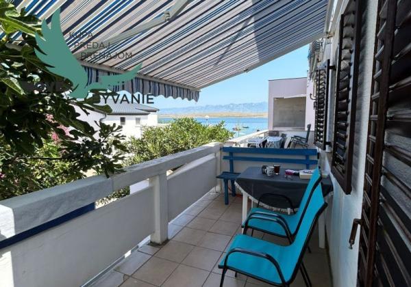 Chorvátsko - Apartmán len 30m od mora s výhľadom na more