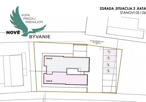 Novostavba strešného apartmánu vo výbornej lokalite 70 metrov od mora Sukošan-Chorvátsko