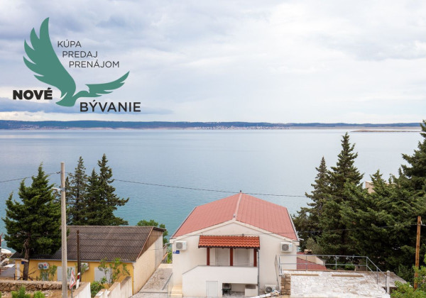 Apartmán s výhľadom na more len 50m od mora v Chorvátsku