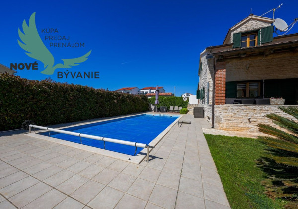 Exkluzívna kamenná vila s bazénom – Ideálna investícia do vášho oddychu!