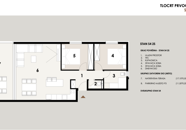 Chorvátsko- Novostavba apartmán 50m od mora s výhľadom na more- Privlaka