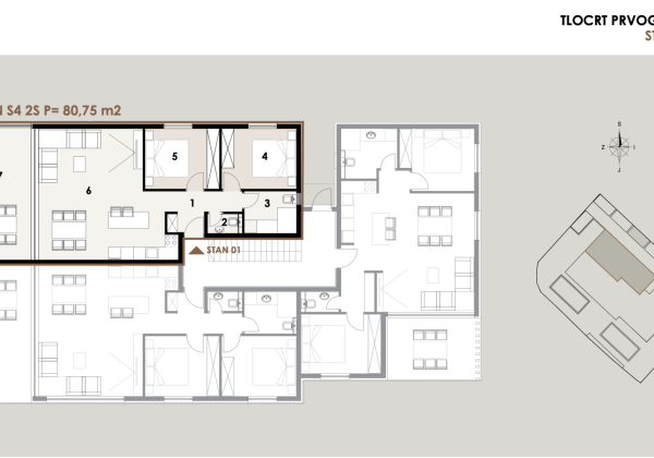 Chorvátsko- Novostavba apartmán 50m od mora s výhľadom na more- Privlaka
