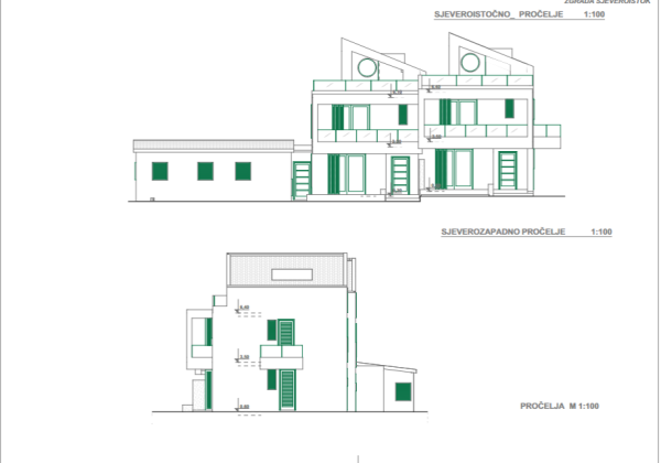 Chorvátsko - Novostavba domov len 100m od pláže Jadro