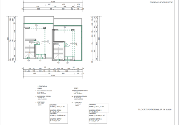 Chorvátsko - Novostavba domov len 100m od pláže Jadro