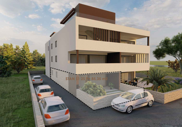 Chorvátsko -Novostavba- Apartmán so záhradou len 50 od mora - Privlaka