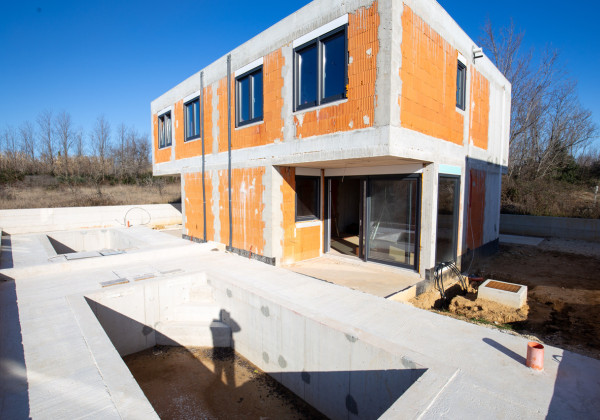 Chorvátsko, Privlaka -Len u nás v ponuke na predaj dom s bazénom-novostavba,200 m od mora