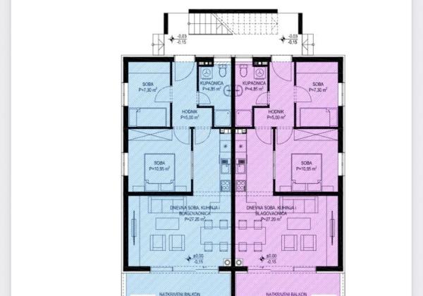Chorvátsko - Novostavba apartmánu 100m od mora - Sveti Filip Jakov v ponuke len u Nás