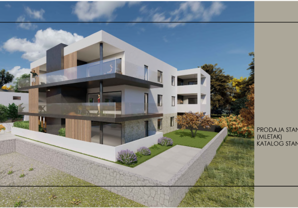 Chorvátsko - Novostavba apartmánov len 50m od mora a pieskovej pláže v Privlake