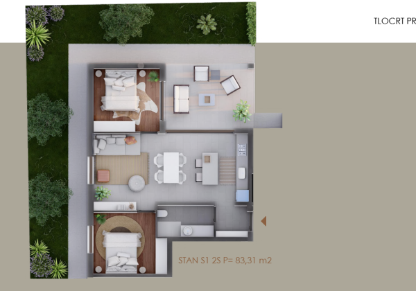 Chorvátsko - Novostavba apartmánov len 50m od mora a pieskovej pláže v Privlake