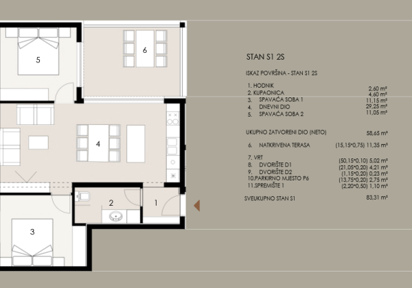 Chorvátsko - Novostavba apartmánov len 50m od mora a pieskovej pláže v Privlake