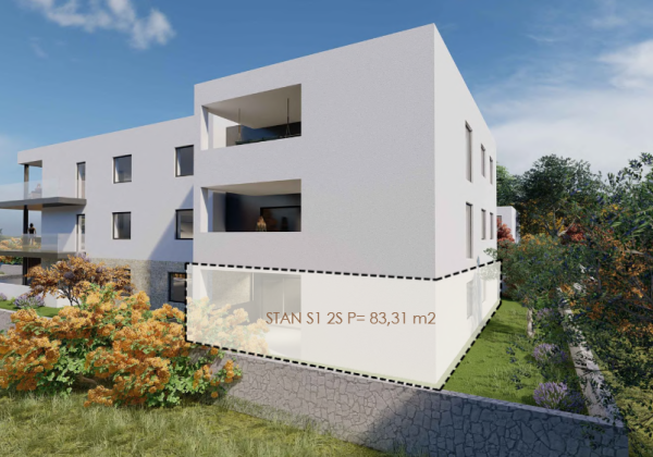 Chorvátsko - Novostavba apartmánov len 50m od mora a pieskovej pláže v Privlake