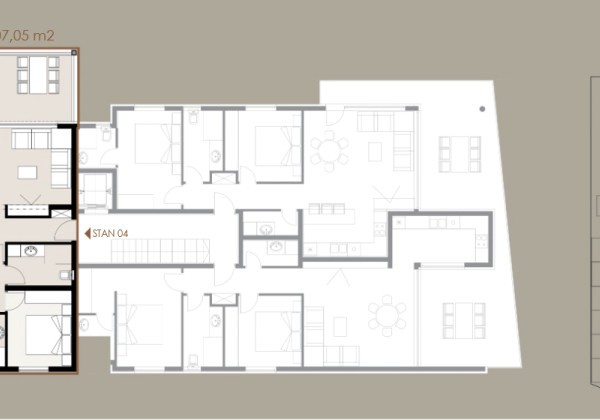 Chorvátsko - Novostavba apartmánu 3x spálňa len 50m od mora a pieskovej pláže v Privlake