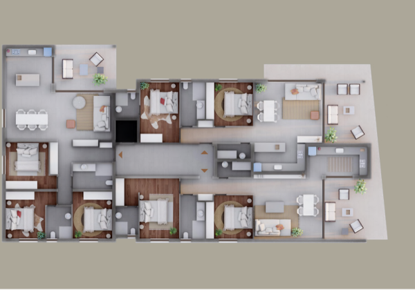 Chorvátsko - Novostavba apartmánu 3x spálňa len 50m od mora a pieskovej pláže v Privlake