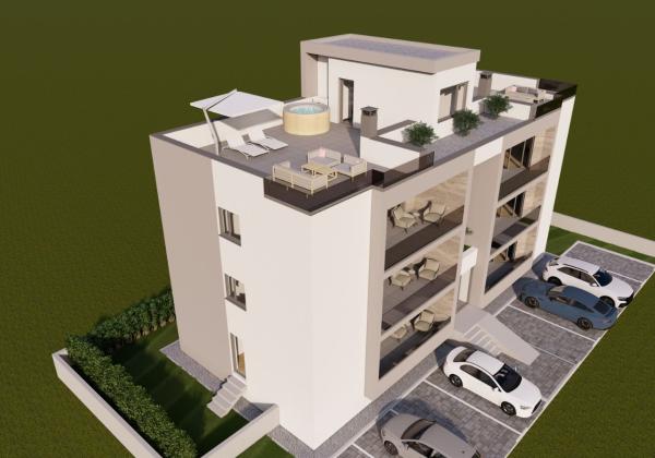 Chorvátsko - Privlaka - Novostavba apartmán len 200m od mora s výťahom v ponuke len u Nás