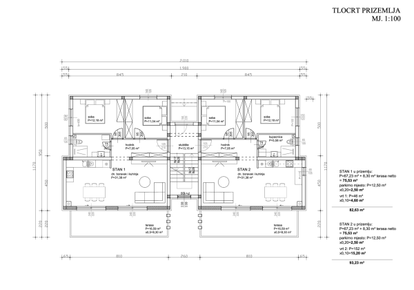 Chorvátsko - Sukošan Novostavba apartmánu len 250m od mora