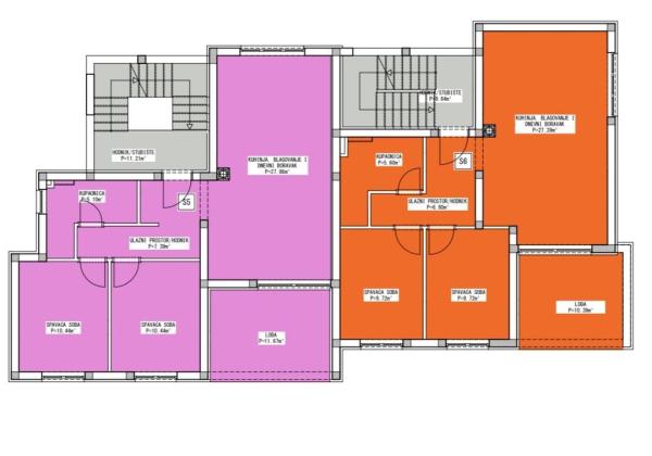 Apartmán so strešnou terasou len 100m od pieskovej pláže