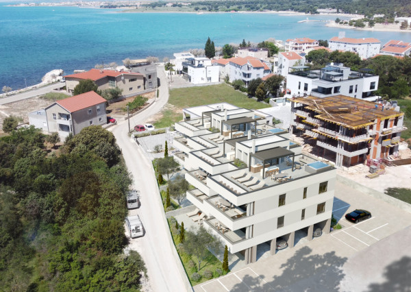 Exkluzívna novostavba, lokalita, špičková kvalita, 9 apartmánov s výhľadom na more
