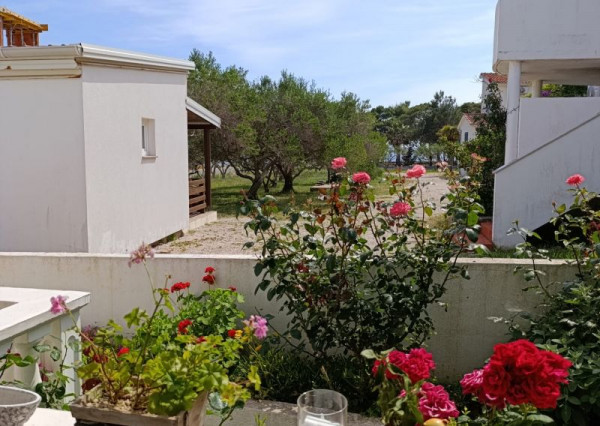 TOP PONUKA Chorvátsko : Dva objekty s garážou v centre Viru – Len 50 m od mora!