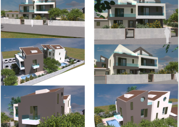 Chorvátsko - Novostavba domov len 100m od pláže Jadro